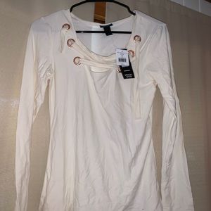 Tie long sleeve top